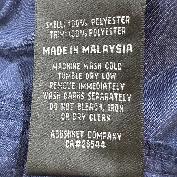 FootJoy Men's Lightweight Jacket - Navy Blue - Picture 6 of 6